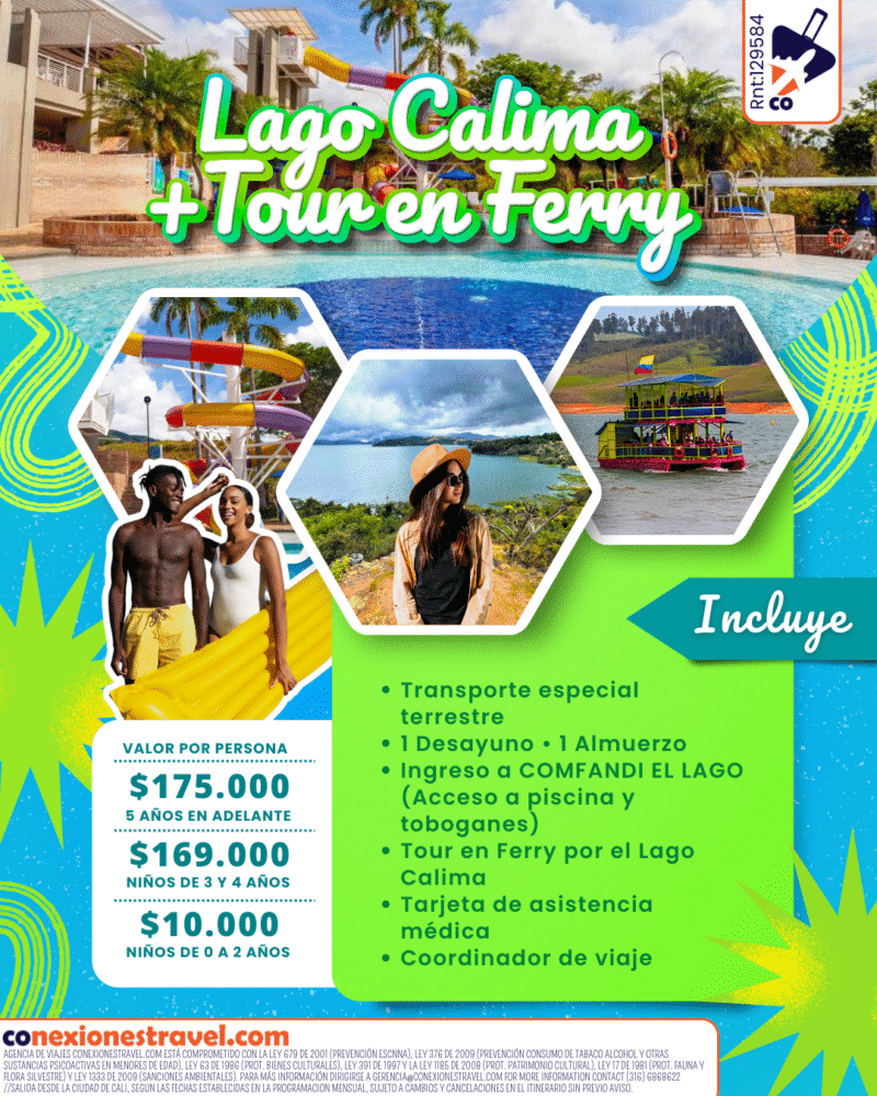 Lago Calima + Tour en Ferry